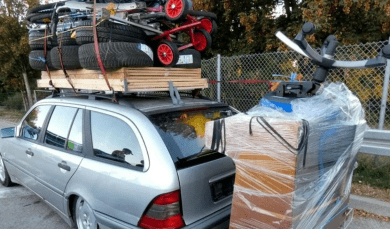 Почему любой груз нужно тщательно фиксировать как на крыше, так и в салоне?